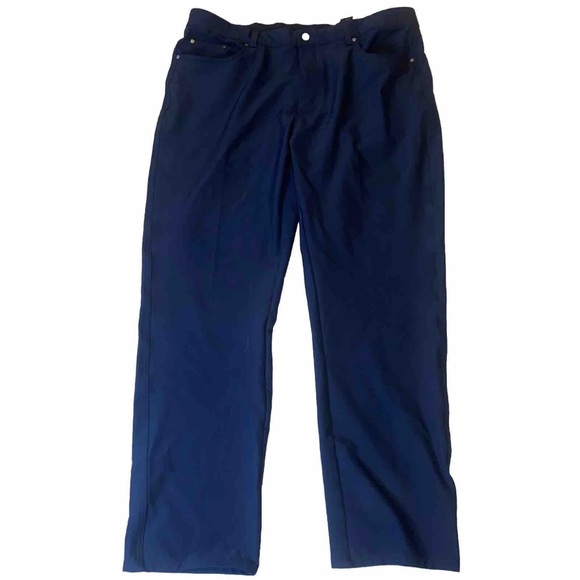 Greg Norman Navy Blue Golf Pants 38 X 30 - Picture 1 of 2